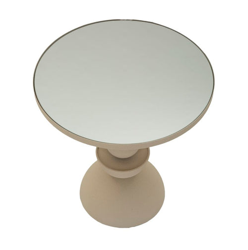 Mauro Ferretti bijzettafel - Ø 40,5x42 cm - crème