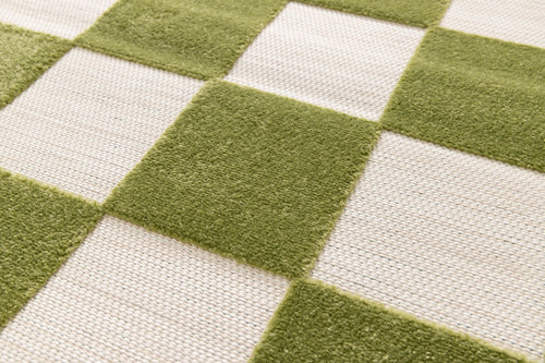 AFK Living vloerkleed Kleine Tegels - voor binnen en buiten - groen - 160 x 230 cm