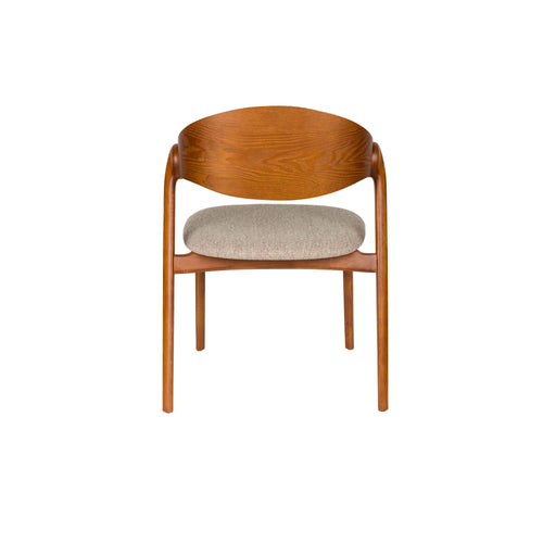 Dutchbone Babington Eetkamerstoelen Walnoot kleur - Set van 2