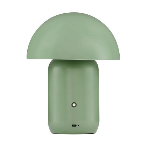 Nova Luce POIS Geïntegreerde LED-tafellamp, matgroen, aanraakgevoelig, dimbaar, 2W 230lm 3000K, USB-aansluiting
