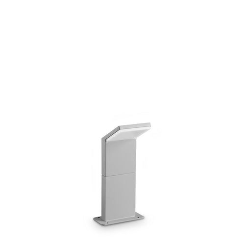 Ideal Lux STYLE 30 cm buitenlamp op voetstuk, grijs, 1x LED 950lm 3000K IP54