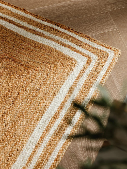 benuta jute loper Jutta - wit - 70x200 cm