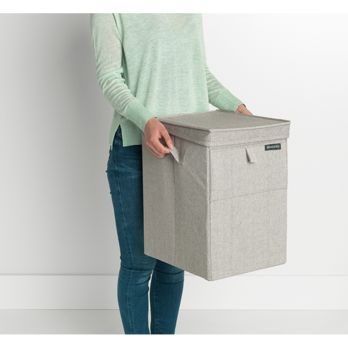 Brabantia Wasbox stapelbaar - 35L - grey - vtwonen shop