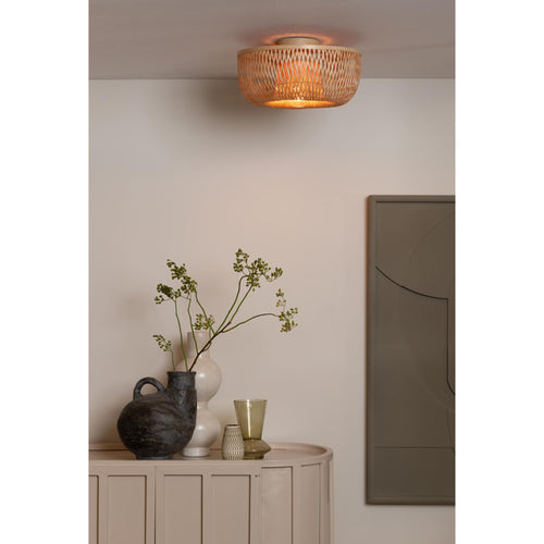 GOOD&MOJO plafonniere BARBADOS - bruin - Ø35cm - vtwonen shop