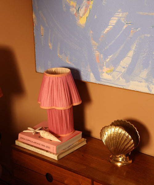 Doing Goods Scarlett Schelp Accent Lamp - 13 x 11 x 21 cm - Messing