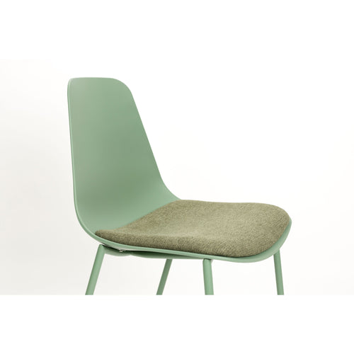 Housecraft Living Jeffrey Eetkamerstoelen Groen - Set van 4 - vtwonen shop