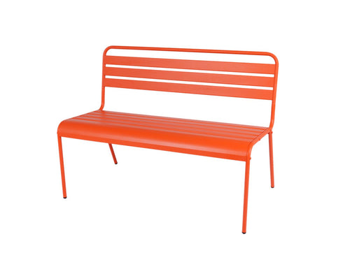 MaximaVida metalen tuinbank Max 120 cm oranje - vtwonen shop