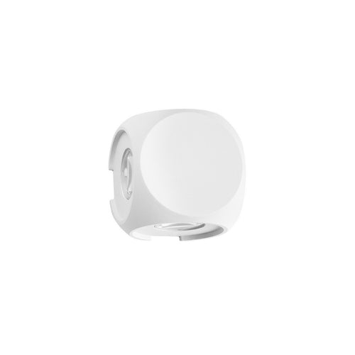 Merano Chambly 4-lichts inbouw wandlamp voor buiten, zandwit aluminium, glas Osram LED 4x1W 265Lm 3000K IP54