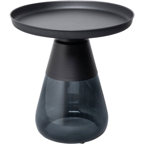 Kare Design Bijzettafel Bottiglia Ø50cm zwart
