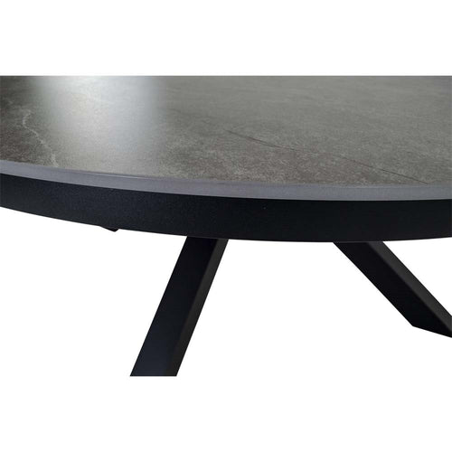 Lesli Living tuintafel Davos - grijs - Ø158cm