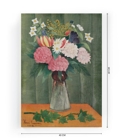 Canvas 60x40 Bloemen Rousseau afdruk - vtwonen shop