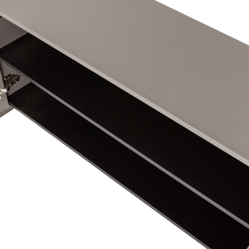 WOOOD tv meubel 200 cm Brock - Essen Fineer - Warmgrijs - 53x200x44