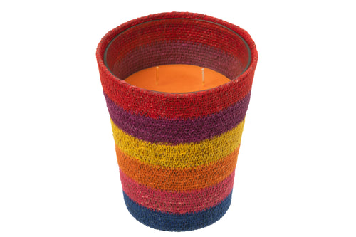 J-Line geurkaars mand - beige/mix - large - 75U - vtwonen shop