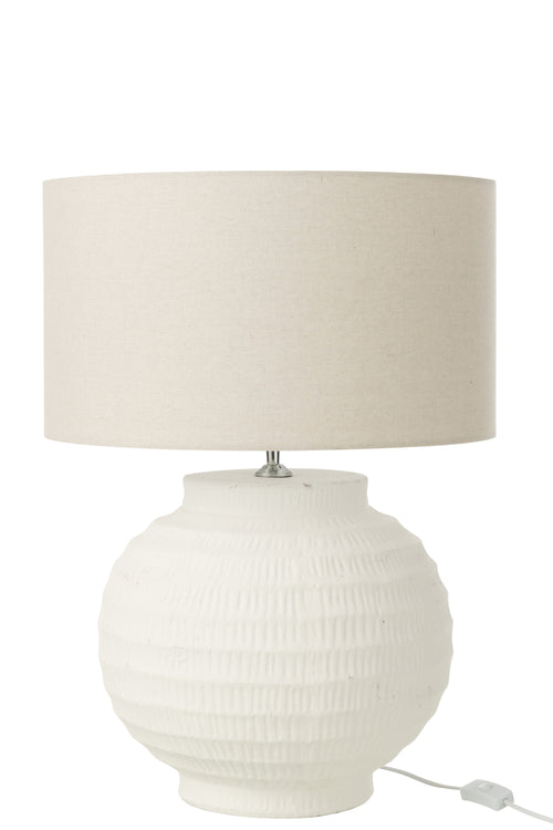 J-Line lamp - keramiek - wit