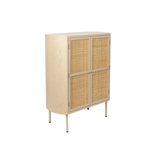 Housecraft living Amaya Kast Laag 2 deurs Rotan - Beige - vtwonen shop