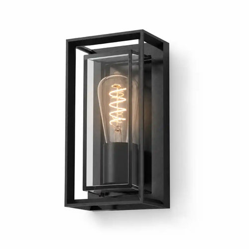 Artdelight buitenlamp Leeds - 1 lichts - 11.7  x 25.9   cm - zwart