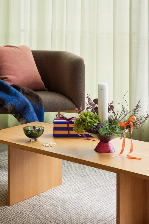 Hübsch glazen kom Bonbon - glas - ø25xh12cm - vtwonen shop