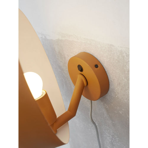 it's about RoMi wandlamp Porto - oranje - Ø25cm - vtwonen shop