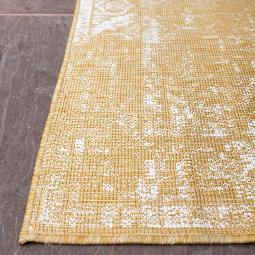 Buitenkleed sage - Geel/Okergeel - dubbelzijdig - EVA Interior - 200 x 290 cm