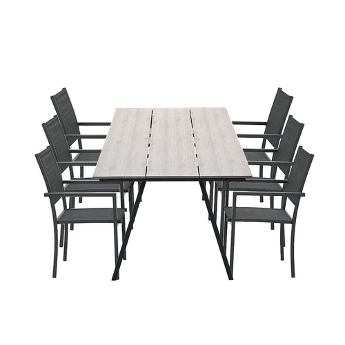 Garden Impressions tuinset Moon - Braga donker grijs 7-delig - vtwonen shop