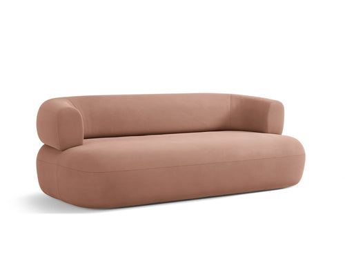 Micadoni Bank Jenny 2-zits, flueel terracotta - 90x178x73cm