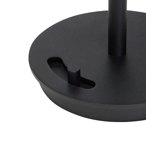 Hübsch draagbare lamp Salon - glas/ijzer - Ø15xh31cm, g9 - vtwonen shop