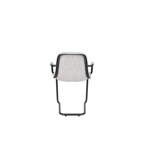 Zuiver Thirsty Eetkamerstoelen armleuning Grijs - Set van 2