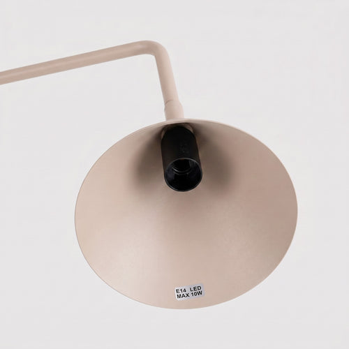Sollux Lighting Tafellamp NOX taupe - 18x18x35cm