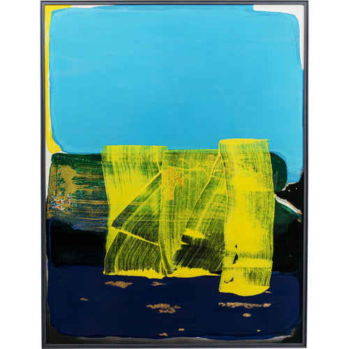 Kare Design Schilderij Abstract High Gloss 120x160cm blauw - vtwonen shop