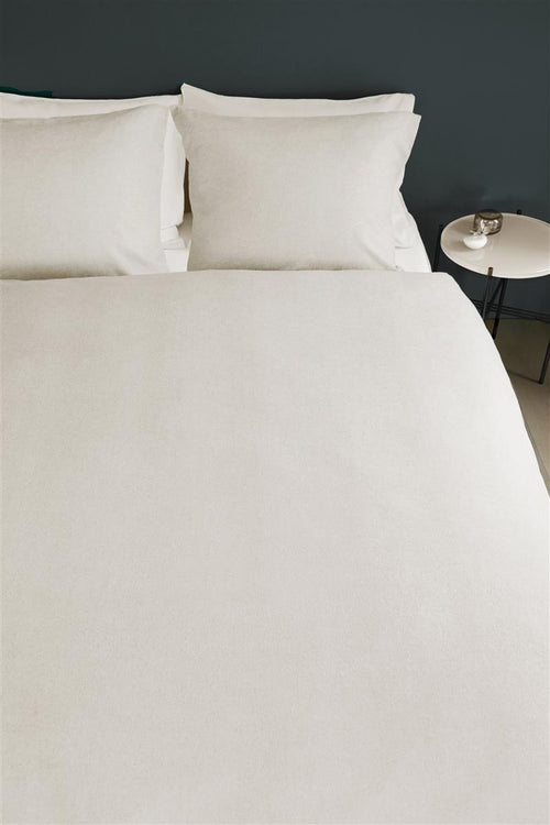 Beddinghouse Frost dekbedovertrek - Effen - Eenpersoons - 140x200/220 cm - Wit