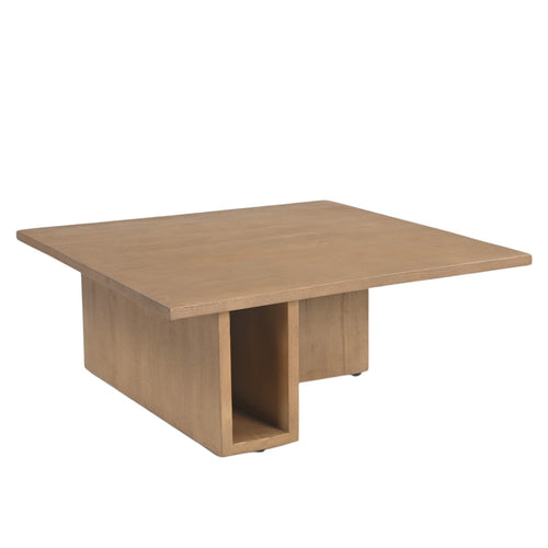 Giga Meubel Salontafel Onni - Vierkant Naturel Hout - 85cm