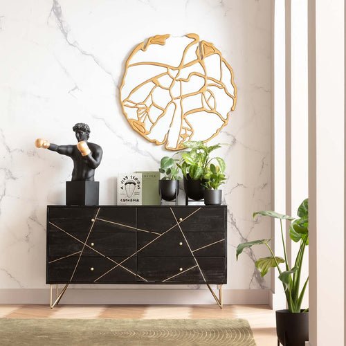 Kare Design Spiegel Pieces Ø100cm goud - vtwonen shop