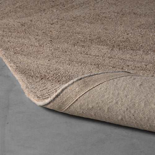 LABEL51 Vloerkleed Blendy - Taupe Wol - 200x300x1,5cm - vtwonen shop