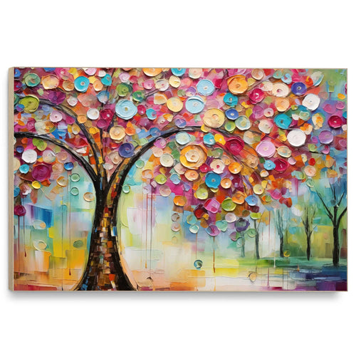 Reinders schilderij Kleurrijke Boom - 100x140cm