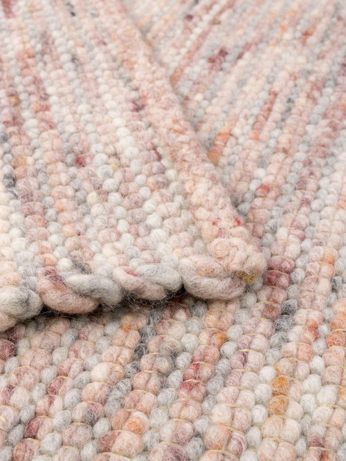 Vloerkleed MOMO Rugs Natural Weaves Lecco 208917 Roze 250x350 cm