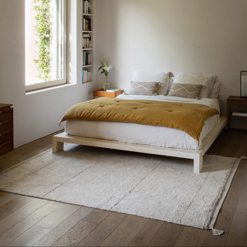 Lorena Canals wasbaar vloerkleed Bloom Naturel