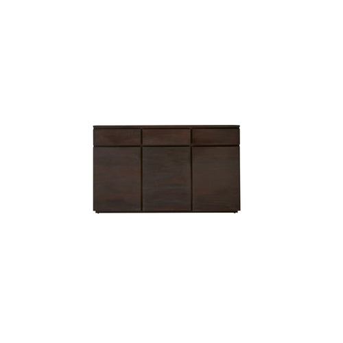 Tikamoon Massief mahoniehouten buffet 150 cm - Bruin