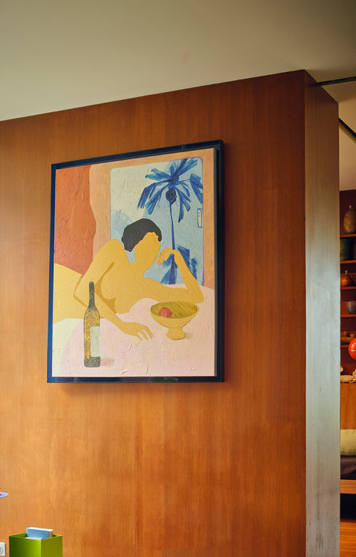 HKLIVING schilderij met lijst Catch My Drift – 107x127cm - vtwonen shop