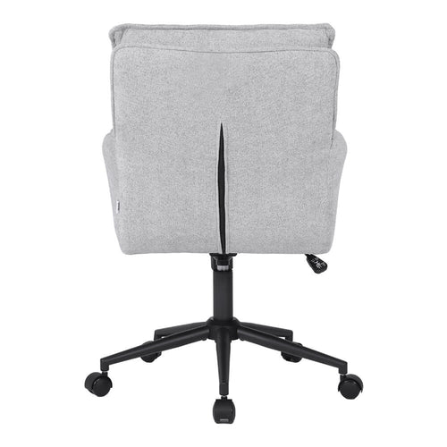 HOME DELUXE bureaustoel CORA geweven stof grijs - in hoogte verstelbaar - vtwonen shop