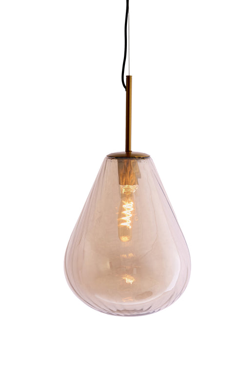 Light & Living hanglamp LEONA - brons - Ø33x43cm - vtwonen shop