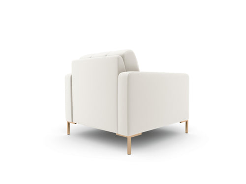 Cosmopolitan Design Fauteuil Bali structurele stof, lichtbeige - 96x87x75cm