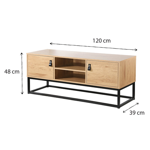 Calicosy - TV-meubel met 2 deuren - JILL - 39x120x48 cm