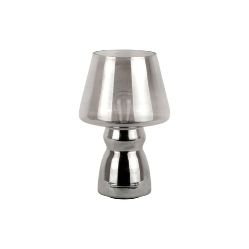 Leitmotiv tafellamp Classic LED - zilver - Ø16.5cm