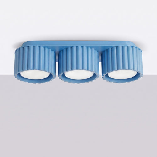 Sollux Lighting Plafondlamp AURA 3 azuur Gx53 - 32,5x10x8cm