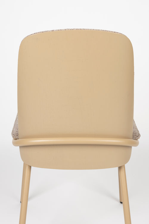 Zuiver Clip Eetkamerstoelen Beige - Set van 2 - vtwonen shop