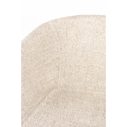 Zuiver Feston Eetkamerstoelen Met Armleuningen Beige - Set van 2