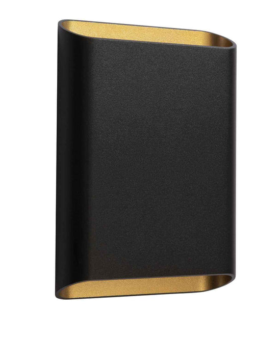 Artdelight wandlamp Diaz - 2 lichts - 4  x 15   cm - zwart goud