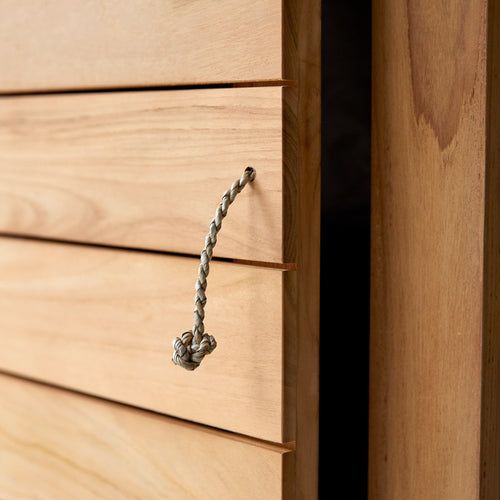 Tikamoon Kolomkast van massief teakhout - Naturel - vtwonen shop