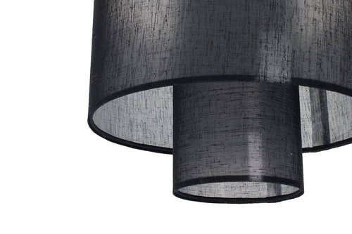 bpskoncept hanglamp Twin - zwart - Ø35 cm