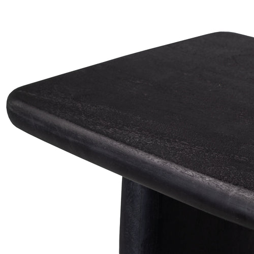 Giga Meubel Sidetable Rumi - Zwart Mangohout - 113x44x76cm - vtwonen shop